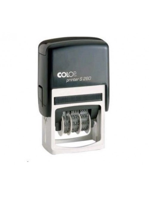 Colop Printer S260 Dater Self Inking Stamp