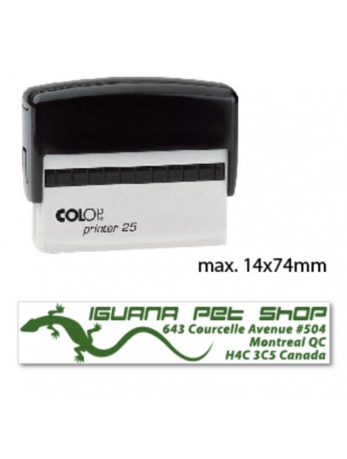Colop Printer 25 Rectangle Self Inking Stamp