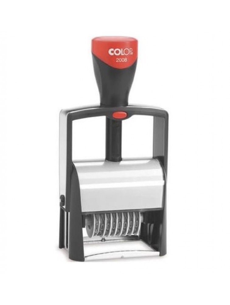 Colop Printer S2008 Metal Dater Self Inking Stamp