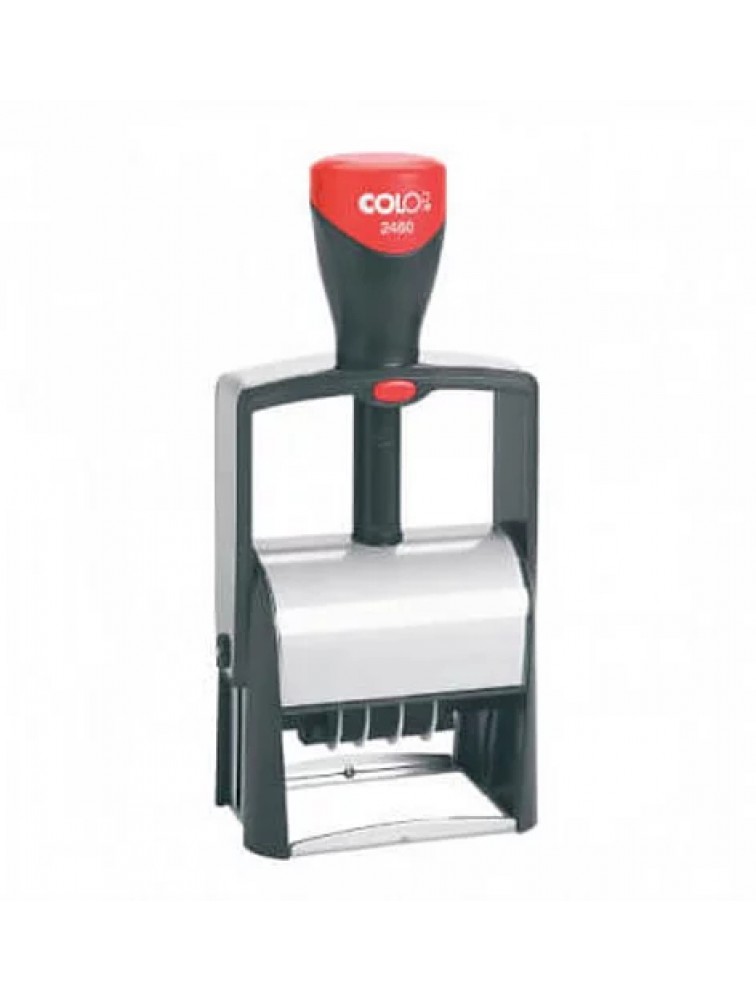 Colop S2460 Metal Dater Self Inking Stamp