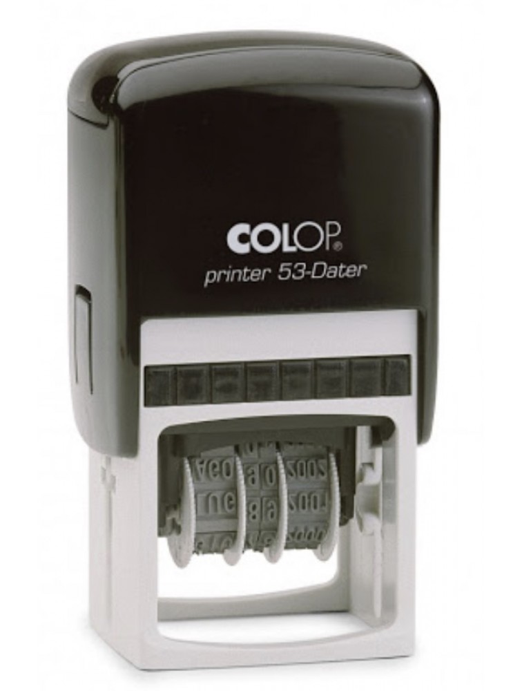 Colop Printer 53 Dater Square Self Inking Stamp